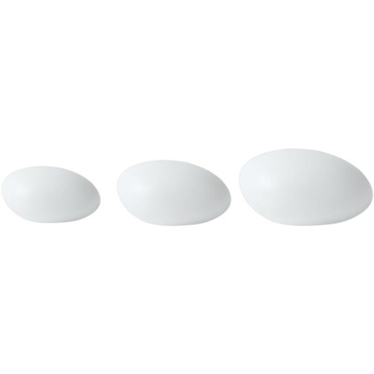 Set of 3 Outdoor LED Decorative Lamps FARALLON with Remote White