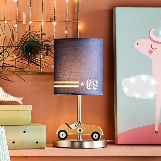 Table Lamp, Car blue