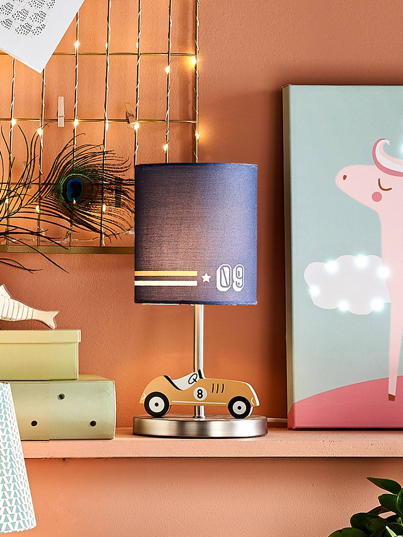 Table Lamp, Car blue