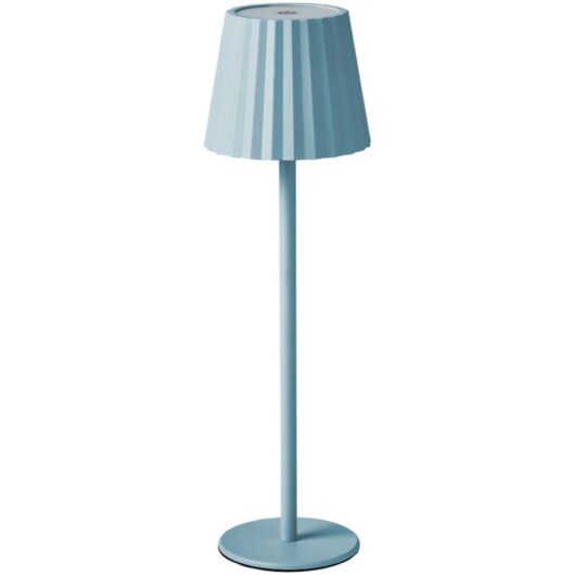 Table Lamp POMBEIRO Metal Light Blue