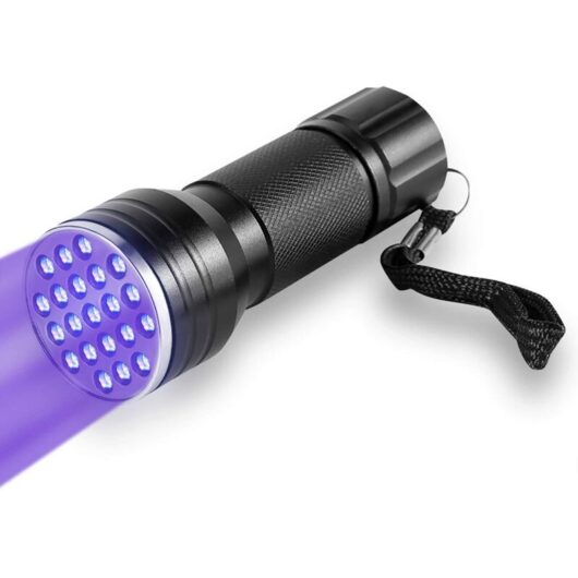UV Flashlight, 395nm LED UV Ultraviolet Flashlight for Pet Urine Detector, Find Stains