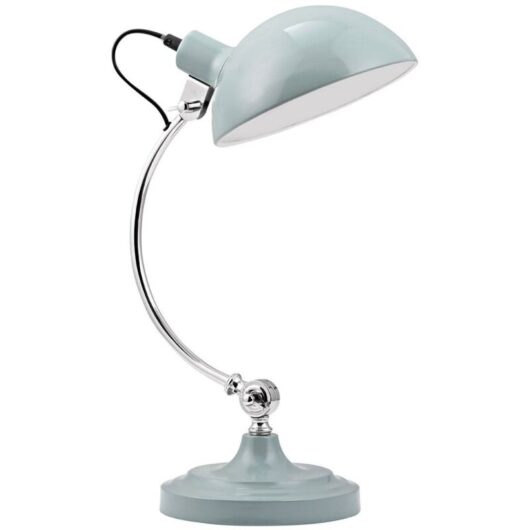 Vermont Shutter Blue Table Lamp - Premier Housewares