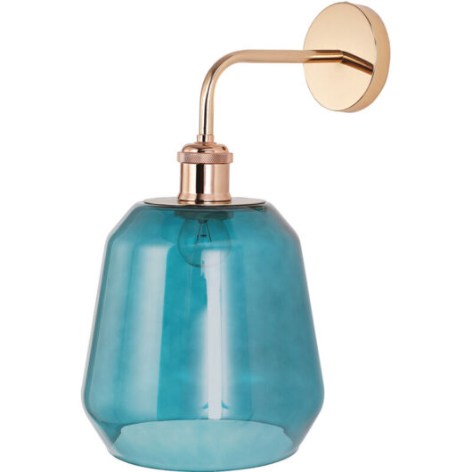 Wall Lamp - Glass Shade - Alessia Blue