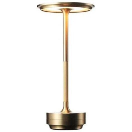 Wireless rechargeable LED table lamp, stepless dimming, outdoor table lamp