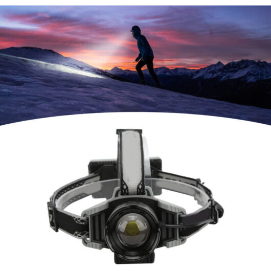 XHP99, USB rechargeable headlamp with 9-core telescopic zoom, super bright LED headlamp,